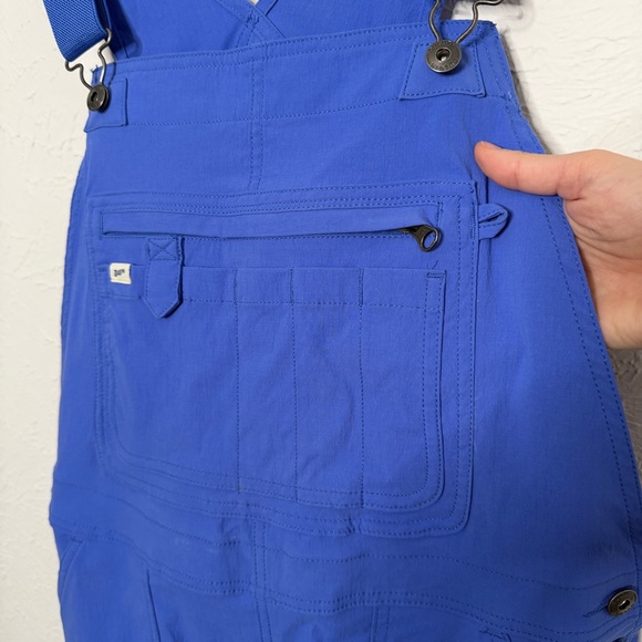 Duluth Trading Co Blue Insulated Bib Overalls Size Large Workwear Winter - Picture 14 of 14